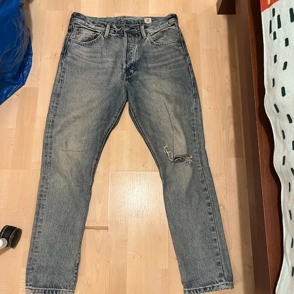 Levi’s White Oak 501 Blue Jeans - Picture 2 of 10